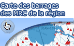 Carte des barrages